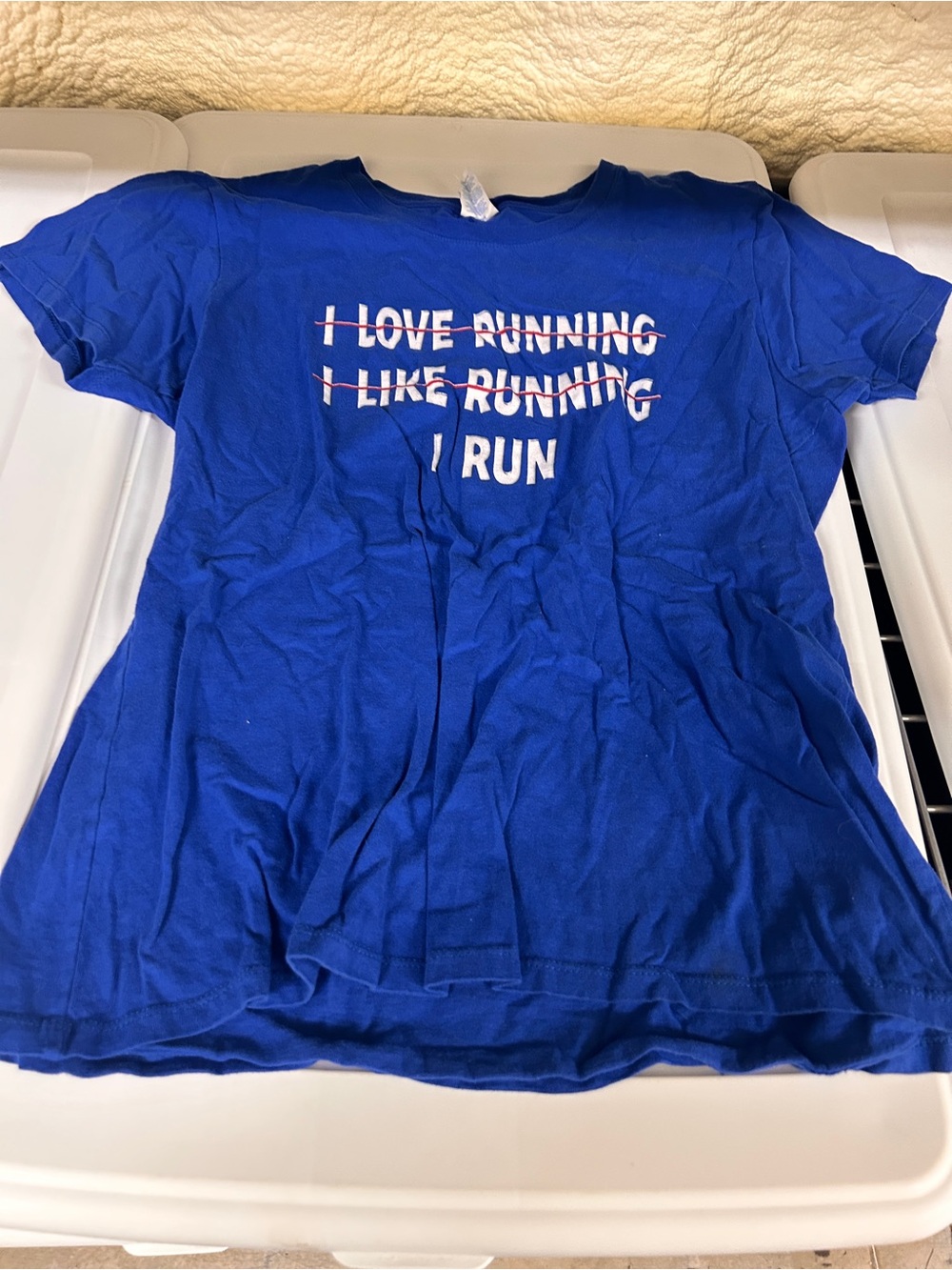 Blue Graphic short sleeve Tee